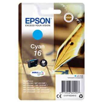 Alkunperäinen mustepatruuna Epson C13T16224012 Syaani