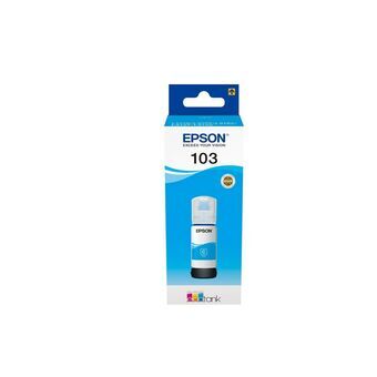 Yhteensopiva mustepatruuna Epson 103 70 ml Sininen Syaani