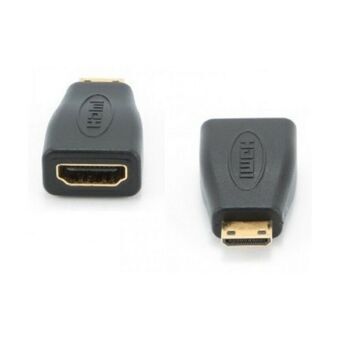 Mini HDMI - HDMI Adapteri GEMBIRD 8716309058476 Musta