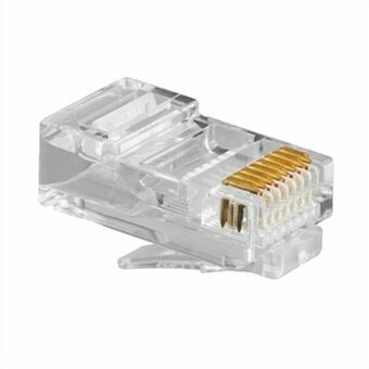 Kategoria 5 UTP RJ45 liitin GEMBIRD PLUG3UP6/100 100 uds