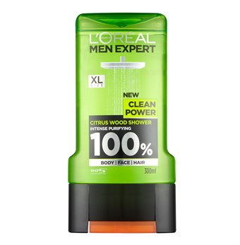 L\'Oreal Men Expert Clean Power - Citrus -suihkugeeli - 300 ml