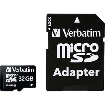 Verbatim 32 Gt: n microSDHC-luokka 10 m / sovitin