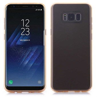 Kiinteä TPU-kuori Samsung Galaxy S8 Plus -puhelimelle - kulta