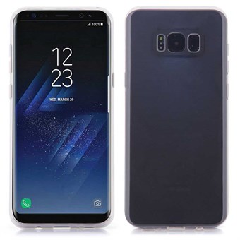 Kiinteä TPU-kuori Samsung Galaxy S8 Plus -puhelimelle - harmaa