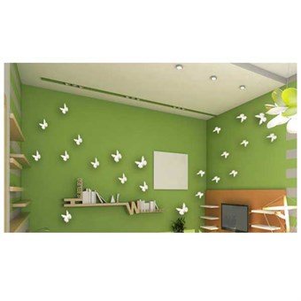 TipTop Wallstickers Decals Tarrat 5,5x8x10cm (valkoinen A )