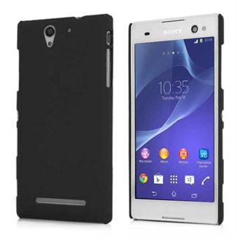 Kova kansi Sony Xperia C3 -puhelimelle - Musta