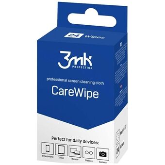 3MK Care Wipe kosteuspyyhkeet 24 kpl