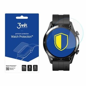 3MK FlexibleGlass-kello Huawei Watch GT 2 46mm LTN-B19 Hybridilasi