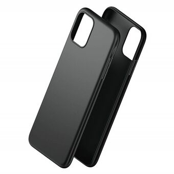 3MK Matt Case iPhone X/Xs musta