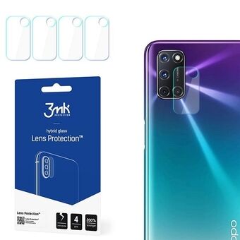 3MK Lens Protect Oppo A72 Kameran linssisuoja 4 kpl