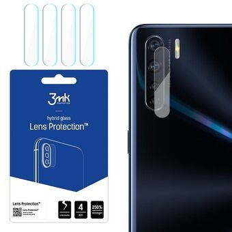 3MK Lens Protect Oppo A91 Kameran linssisuoja 4 kpl