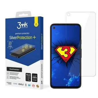 3MK Silver Protect+ Google Pixel 4a -mikrobinen estokalvo asennetaan kosteana