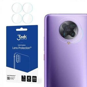 3MK Lens Protect Xiaomi Poco F2 Pro Kameran linssisuoja 4 kpl