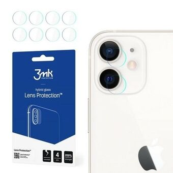 3MK Lens Protect iPhone 12 - Linssinsuoja iPhone 12:lle. Ochrona na obiektyw aparatu 4szt - Kameran linssinsuoja 4 kpl.