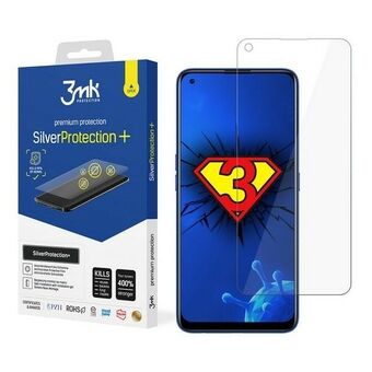 3MK Silver Protect+ Realme 7 Pron kosteudella asennettava antimikrobinen kalvo