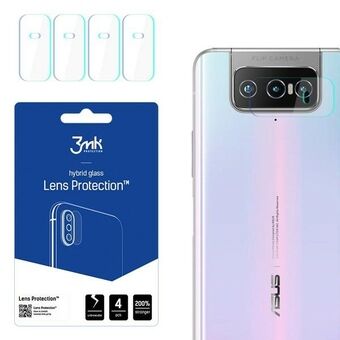 3MK Lens Protect Asus Zenfone 7 Pro Kameran linssisuoja 4 kpl