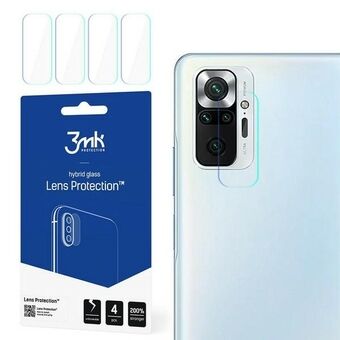 3MK Lens Protect Xiaomi Redmi Note 10 Pro Kameran linssisuoja 4 kpl