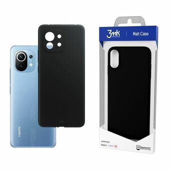 3MK Matt Case Xiaomi Mi 11 5G musta