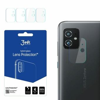 3MK Lens Protect Asus Zenfone 8 Kameran linssisuoja 4 kpl