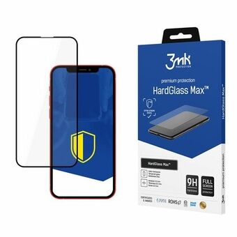 3MK HardGlass Max iPhone 13 Pro Max, musta, täysinäyttöinen lasi