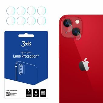 3MK Lens Protect iPhone 13 Mini Kameran linssisuoja 4 kpl