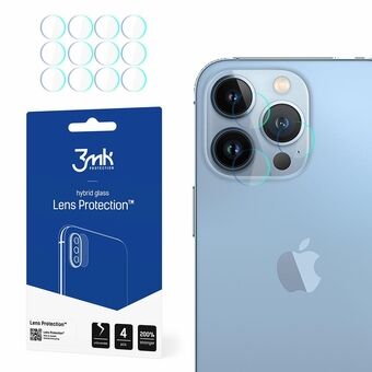 3MK Lens Protect iPhone 13 Pro Max Kameran linssisuoja 4 kpl