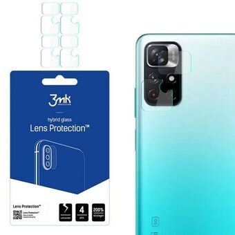 3MK Lens Protect Xiaomi Redmi Note 11 5G Kameran linssisuoja 4 kpl.