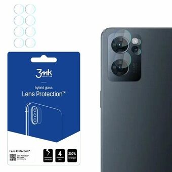 3MK Lens Protect Oppo Reno 7 5G kameran linssisuoja 4 kpl