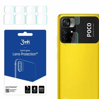 3MK Lens Protect Xiaomi POCO M4 Pro Kameran linssisuoja 4 kpl