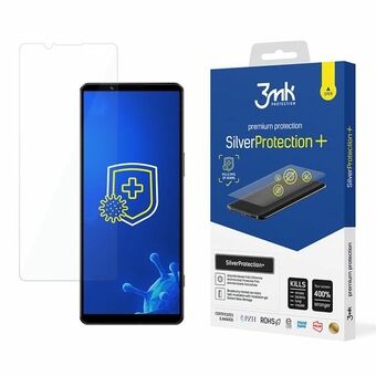 3MK Silver Protect + Sony Xperia 1 IV Märkäasennettu antimikrobinen kalvo