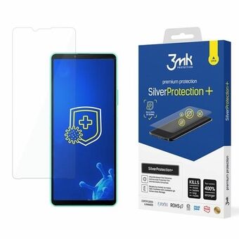 3MK Silver Protect + Sony Xperia 10 IV Märkäasennettu antimikrobinen kalvo