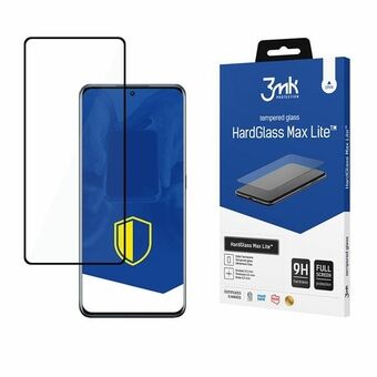 3MK HardGlass Max Lite Xiaomi 12/12X musta