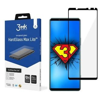 3MK HardGlass Max Lite Sony Xperia 5 IV musta/black Fulscreen Glass Lite