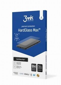 3MK HardGlass Max Motorola Moto G52 musta, Fullscreen-lasi