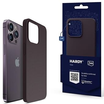 3MK Hardy kotelon iPhone 14 Pro 6,1" violetti/syvä purppura MagSafella