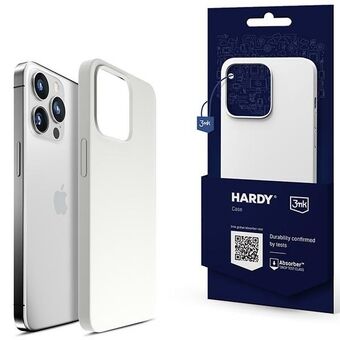 3MK Hardy Case iPhone 13 Pro 6,1" hopea-valkoinen/silver-white MagSafe