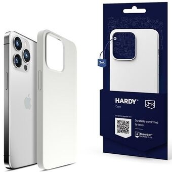 3MK Hardy -kotelo iPhone 14 Pro Max 6,7 tuumaa, valkoinen MagSafe