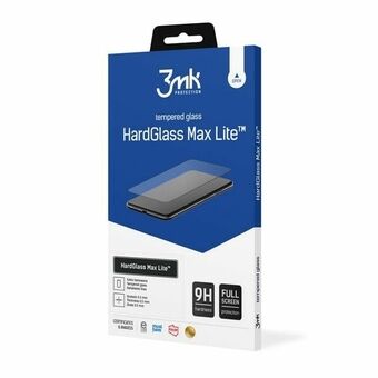 3MK HardGlass Max Lite TCL 40 SE musta/kokoruutu lasi Lite