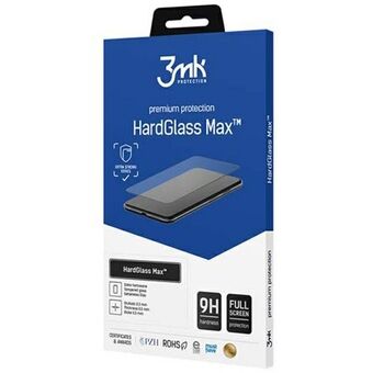 3MK HardGlass Max Sam A55 5G musta, Fullscreen-lasi