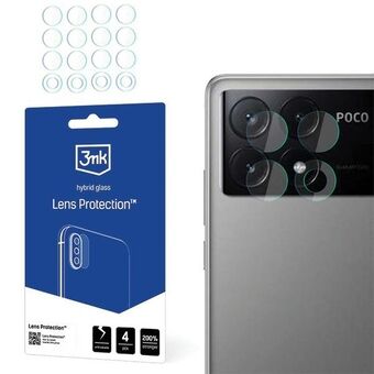 3MK Lens Protect Poco X6 Pro 5G Objektiivin suojaus 4 kpl