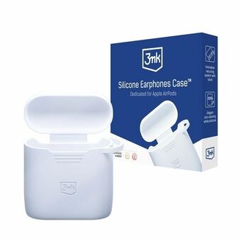 3MK:n silikonisuoja AirPods 2. sukupolvelle + karabiinikiinnike