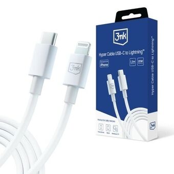 3MK Hyper Cable USB-C - Lightning 20W 1.2m Biały/White Kabel

3MK Hyper Cable USB-C - Lightning 20W 1.2m Valkoinen johto