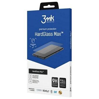 3MK HardGlass Max Sam S24 FE S721 musta/black, Koko näytön lasi