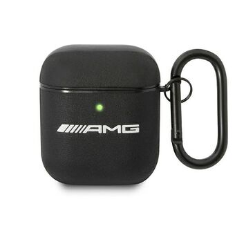 AMG AMA2SLWK AirPods-kansi musta/musta nahka