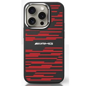 AMG AMHMP16S24SSRRK iPhone 16 6.1" musta/black hardcase Silikoni Grafiikka MagSafe