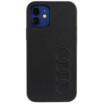 Audi synteettinen nahka iPhone 11 Pro 5,8" musta/musta kotelo AU-TPUPPCIP11-TT/D1-BK