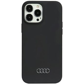 Audi Silicone Cover iPhone 13 Pro Max 6,7" musta/musta kovakotelo AU-LSRIP13PM-Q3/D1-BK