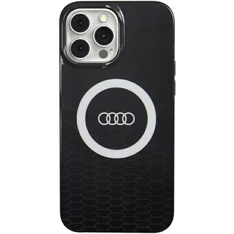 Audi IML Big Logo MagSafe -kotelo iPhone 13 Pro / 13 6.1" czarny / musta kovakotelo AU-IMLMIP13P-Q5/D2-BK