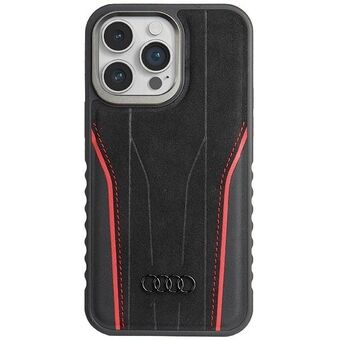 Audi aito nahka MagSafe iPhone 14 Pro 6.1" czarno-czerwony/black-red hardcase AU-TPUPCMIP14P-R8/D3-RD