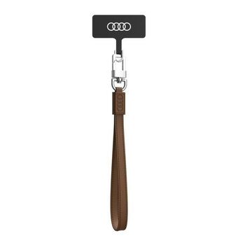 Audi universaali puhelimen hihna 28cm 10mm Nahka ruskea/brown AU-HSLSL-GT/D1-BN